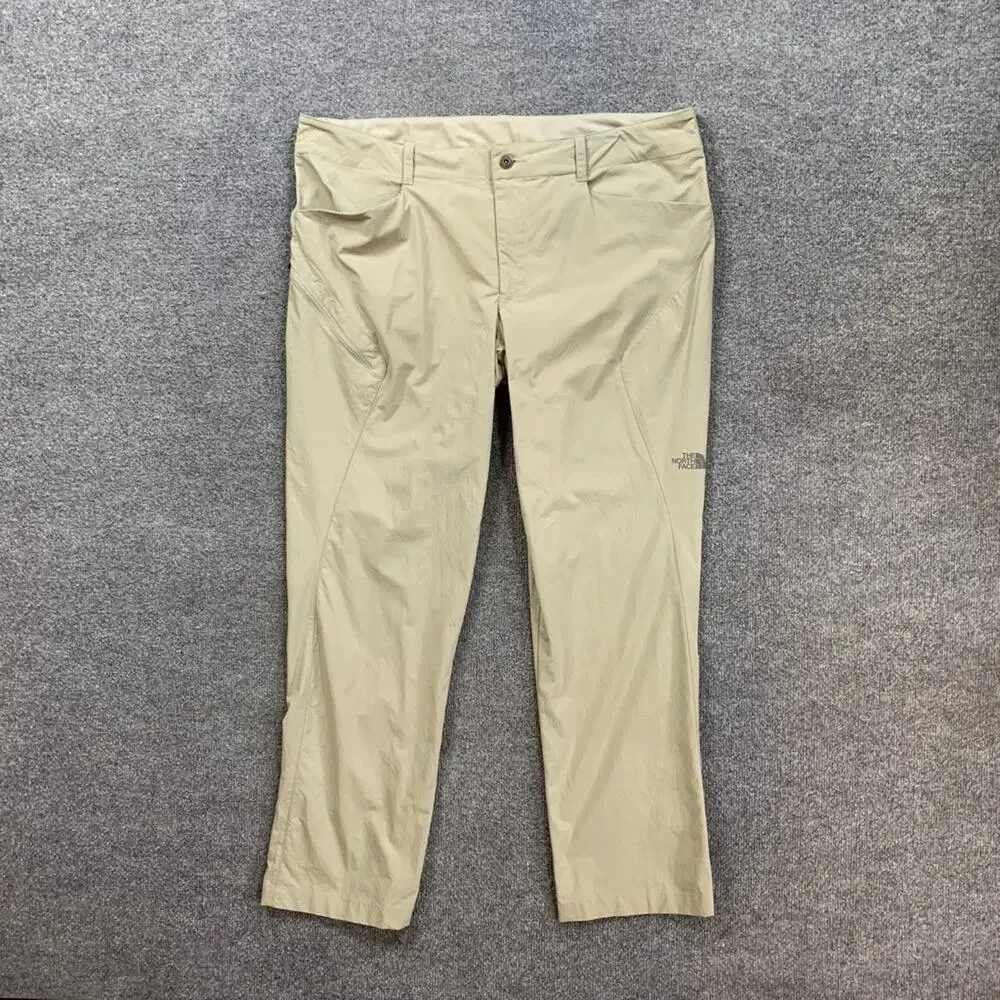The North Face Pants Mens 40 Cream Paramount Nylon Stretch Pocket Outdoor Hiking